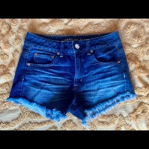 American Eagle Hi-Rise Festival Jean Shorts